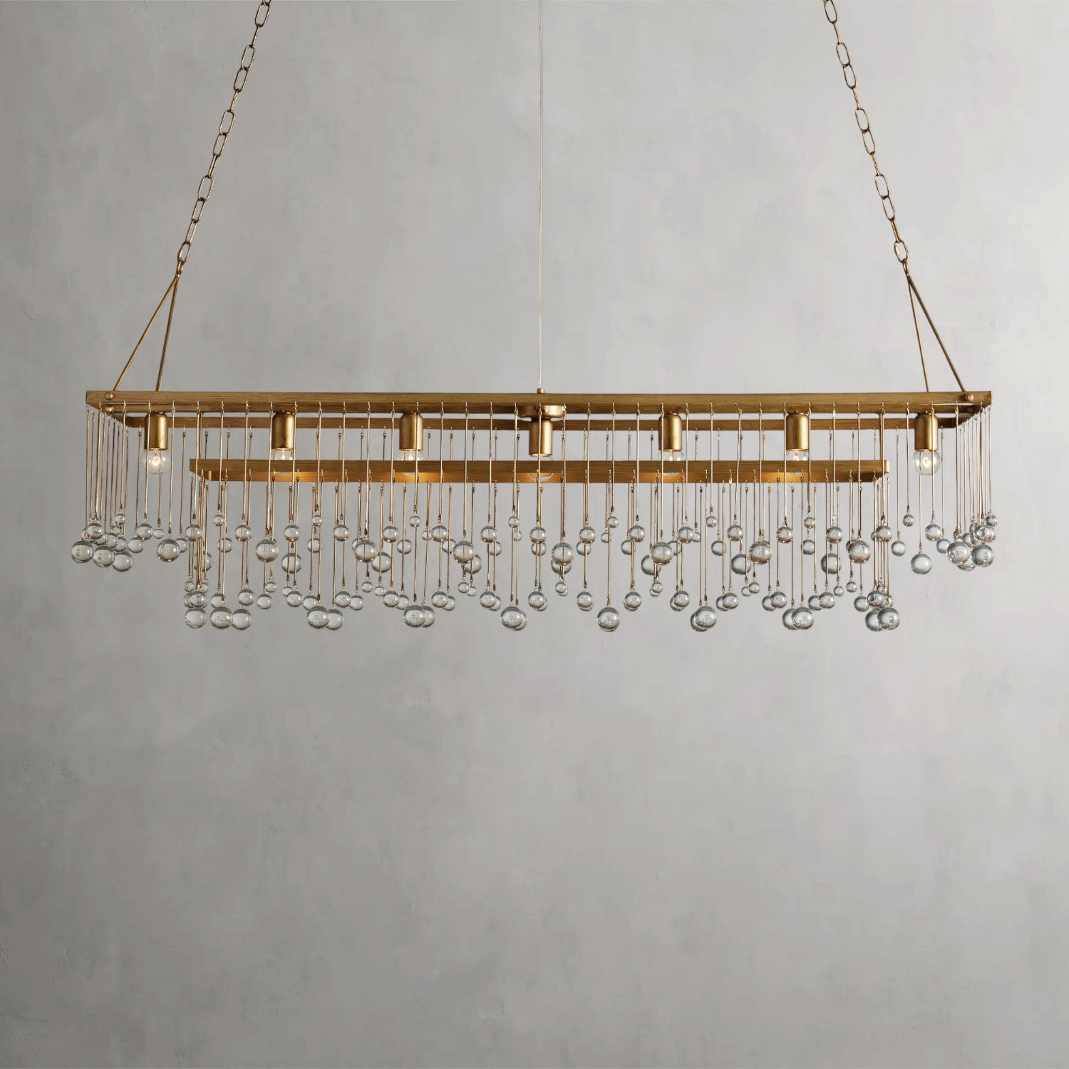 Aubrey Rectangular Chandelier 47", 60"